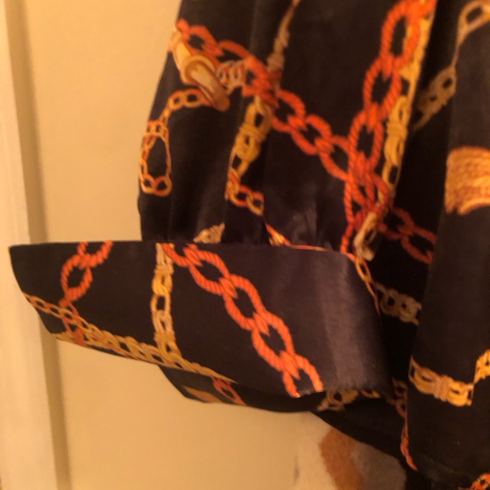 NWT Chain Print Women's Blouse XL - Picture 3 of 6